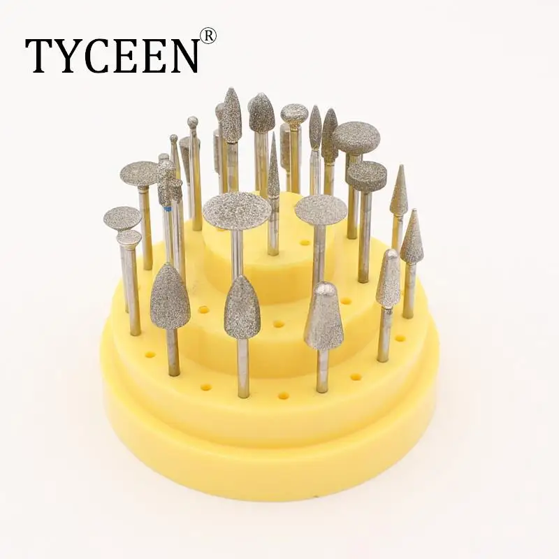 30pcs Dental Silicon Carbide Grinding Head Set Teeth PolishingMaterial Tools with Plastic Placement Box for Low-Speed Handpiece
30pcs Dental Silicon Carbide Grinding Head Set Teeth PolishingMaterial Tools with Plastic Placement Box for Low-Speed Handpiece
