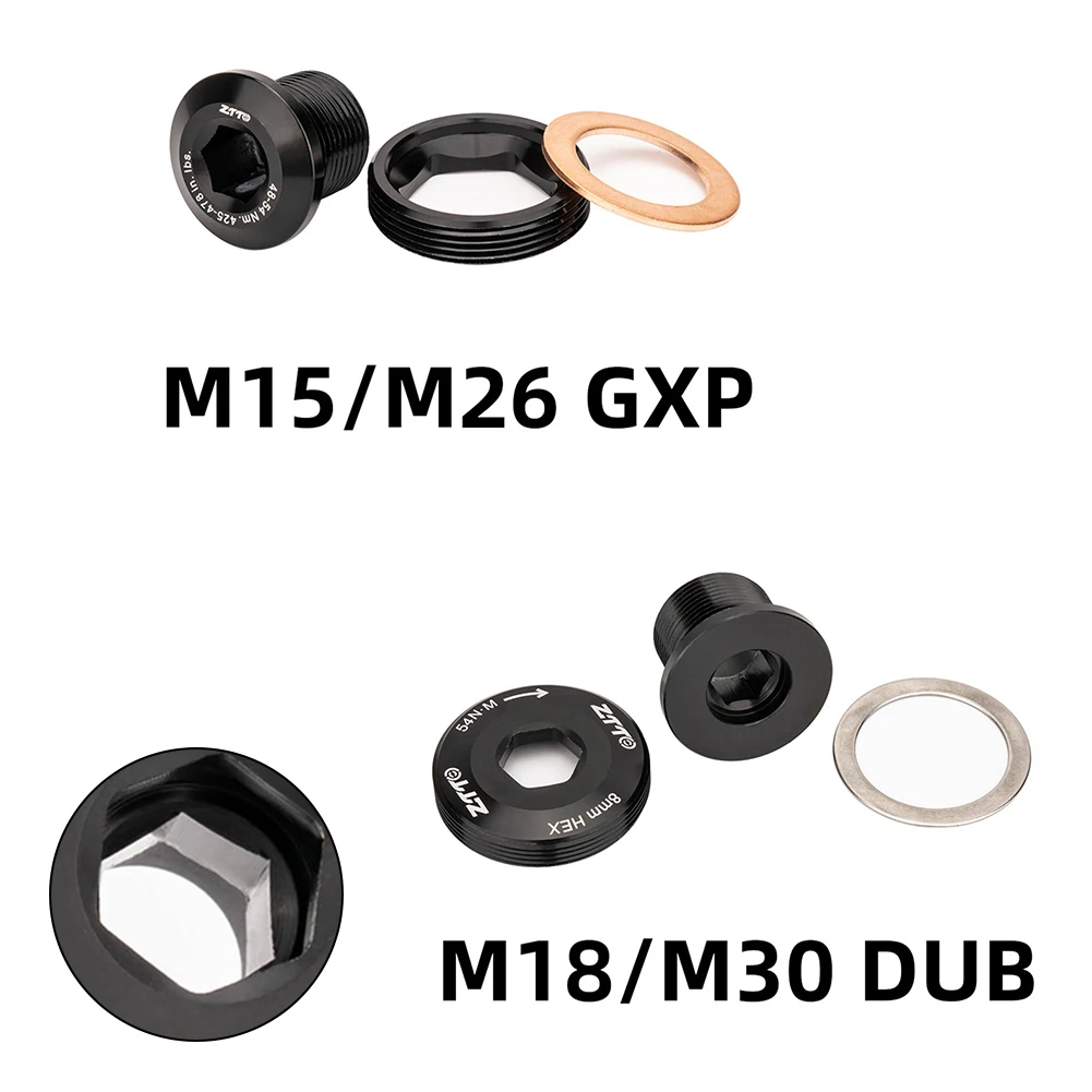 Bicycle Cranks Arm Bolt Screw Cover For M18/ M30 M15/M26 DUB GXP Locking Bolts Cap MTB Road bike Accessories
Bicycle Cranks Arm Bolt Screw Cover For M18/ M30 M15/M26 DUB GXP Locking Bolts Cap MTB Road bike Accessories