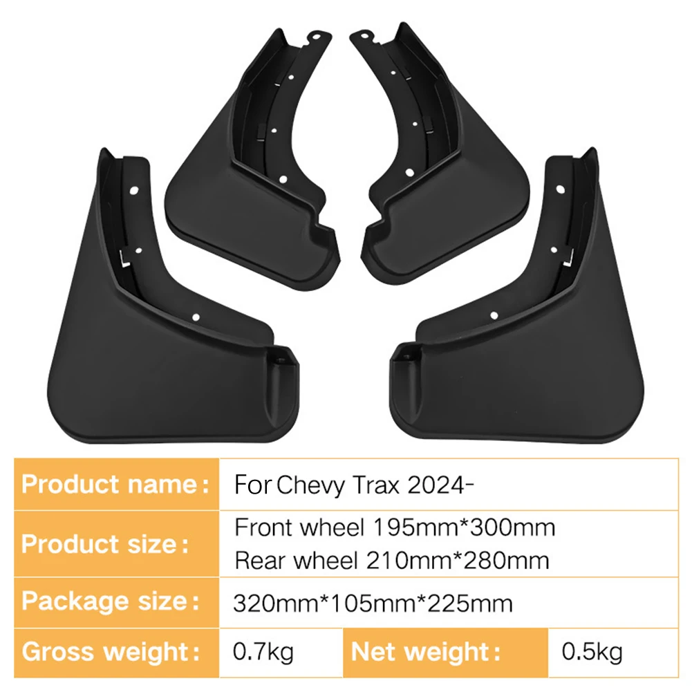 4Pcs Mudflaps Mud Flaps Splash Guards Mudguards Front Rear Fender Protector For Chevrolet For Trax 2024 Car Accessories4
4Pcs Mudflaps Mud Flaps Splash Guards Mudguards Front Rear Fender Protector For Chevrolet For Trax 2024 Car Accessories4