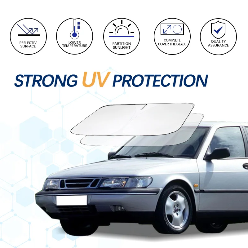 Солнцезащитный козырек на лобовое стекло для Saab 900 солнцезащитный складные блоки