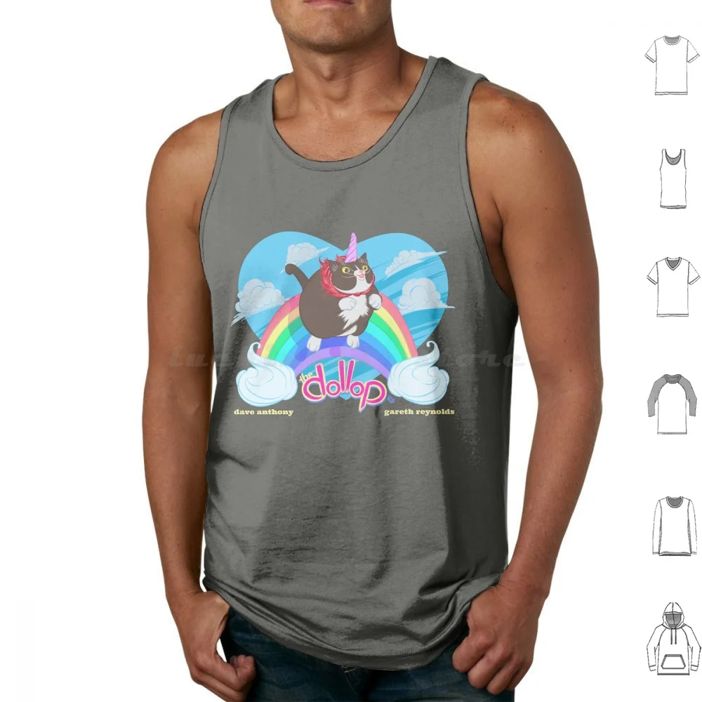 Dollop-Josénicorn Tank Tops Print Cotton The Dollop Dave Anthony Gareth Reynolds José Fosdike
Dollop-Josénicorn Tank Tops Print Cotton The Dollop Dave Anthony Gareth Reynolds José Fosdike