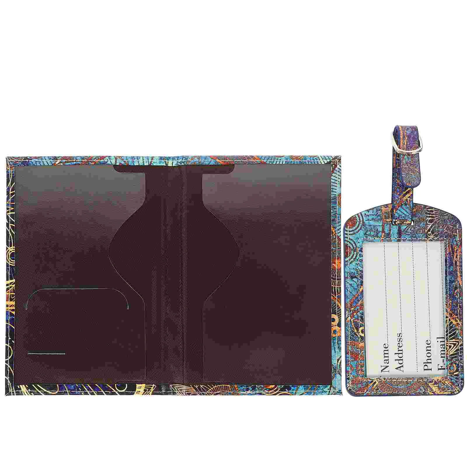 Decorative Suitcase Tag Passport Holder Travel Wallet Pu Tags Pendant Wallets Unisex Cover 
Decorative Suitcase Tag Passport Holder Travel Wallet Pu Tags Pendant Wallets Unisex Cover