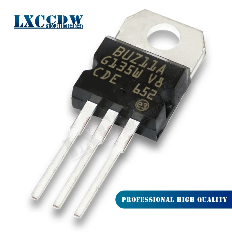 10 шт. BUZ11 TO-220 BUZ11A TO220 50V 33A 
10 шт. BUZ11 TO-220 BUZ11A TO220 50V 33A