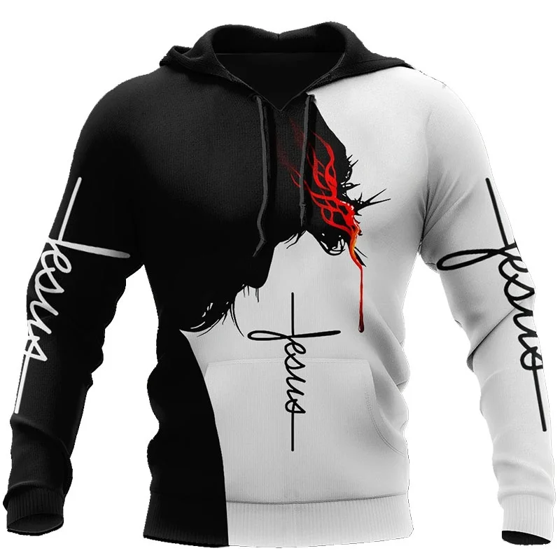 Easter Jesus 3D Men's Women's Print Hoodie 
Easter Jesus 3D Men's Women's Print Hoodie