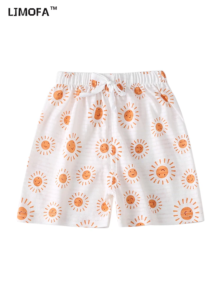 LJMOFA 2-7T Boy Kids Summer Breathable Shorts for Girl Cotton Cute Pattern Elastic Waist Slacks Pants Children Sleep Shorts D319
LJMOFA 2-7T Boy Kids Summer Breathable Shorts for Girl Cotton Cute Pattern Elastic Waist Slacks Pants Children Sleep Shorts D319