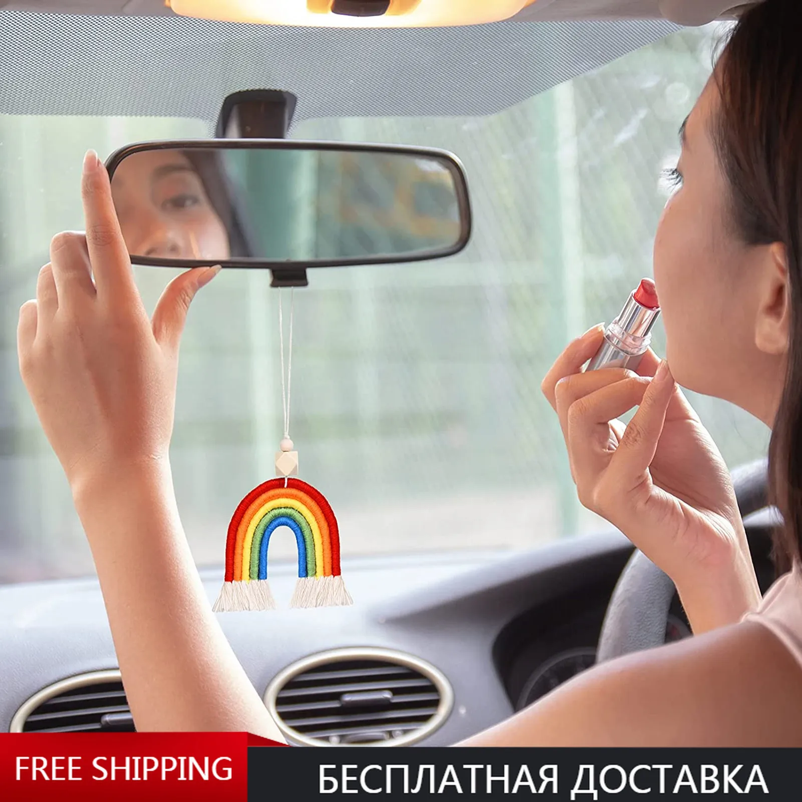 Подвесные аксессуары для автомобиля, освежитель воздуха, Декор, подвеска для автомобиля в стиле бохо, Радужный настенный автомобильный диф...
Подвесные аксессуары для автомобиля, освежитель воздуха, Декор, подвеска для автомобиля в стиле бохо, Радужный настенный автомобильный диф...