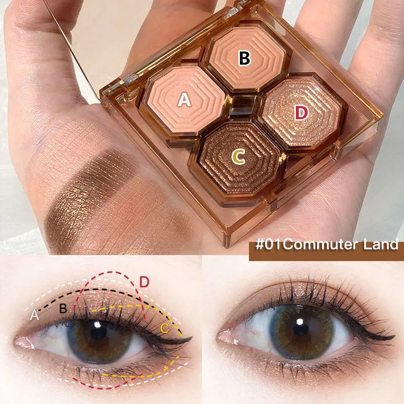 Sdotter 4 Colors Diamond Matte Eyeshadow Palette Eyeshadow Primer Waterproof Glitter Sweet Eye Pigment Matte Shimmer Eye Shadow
Sdotter 4 Colors Diamond Matte Eyeshadow Palette Eyeshadow Primer Waterproof Glitter Sweet Eye Pigment Matte Shimmer Eye Shadow