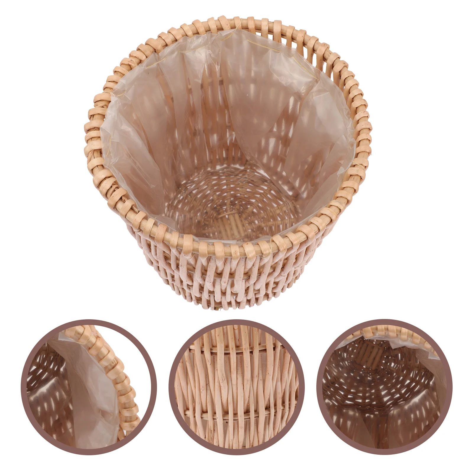 Basket Trash Can Waste Wicker Rattan Woven Bathroom Wastebasket Storage Baskets Garbage Bedroom Small Officepaper Household Bin
Basket Trash Can Waste Wicker Rattan Woven Bathroom Wastebasket Storage Baskets Garbage Bedroom Small Officepaper Household Bin