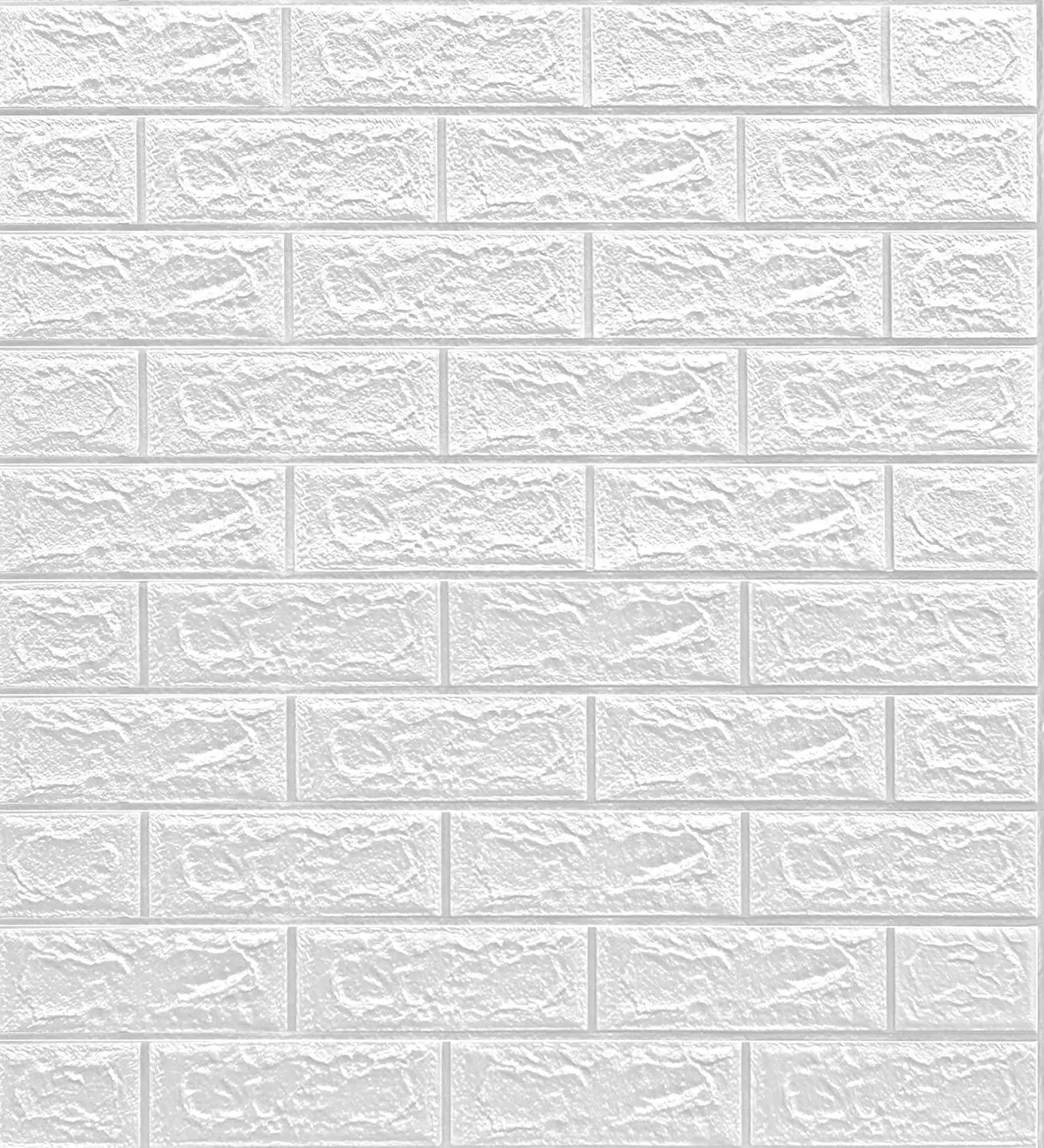

10pcs 3D Foam Wall Panels PE Self-Adhesive Brick Wallpaper Waterproof and Anti-Collision Art Wall Tiles for Bedroom Living Room