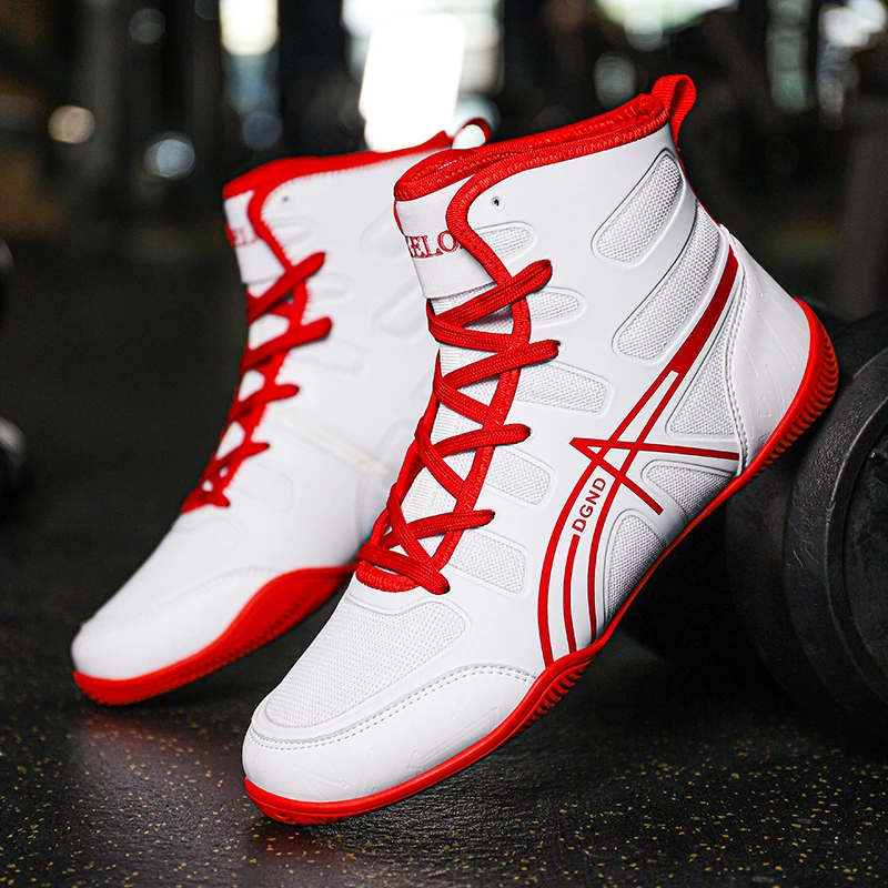 

Professional Boxing Shoes Men Classic Brand Wrestling Footwears Breathable Boxing Training Boot Wear-Resisting Combat Sneakers
