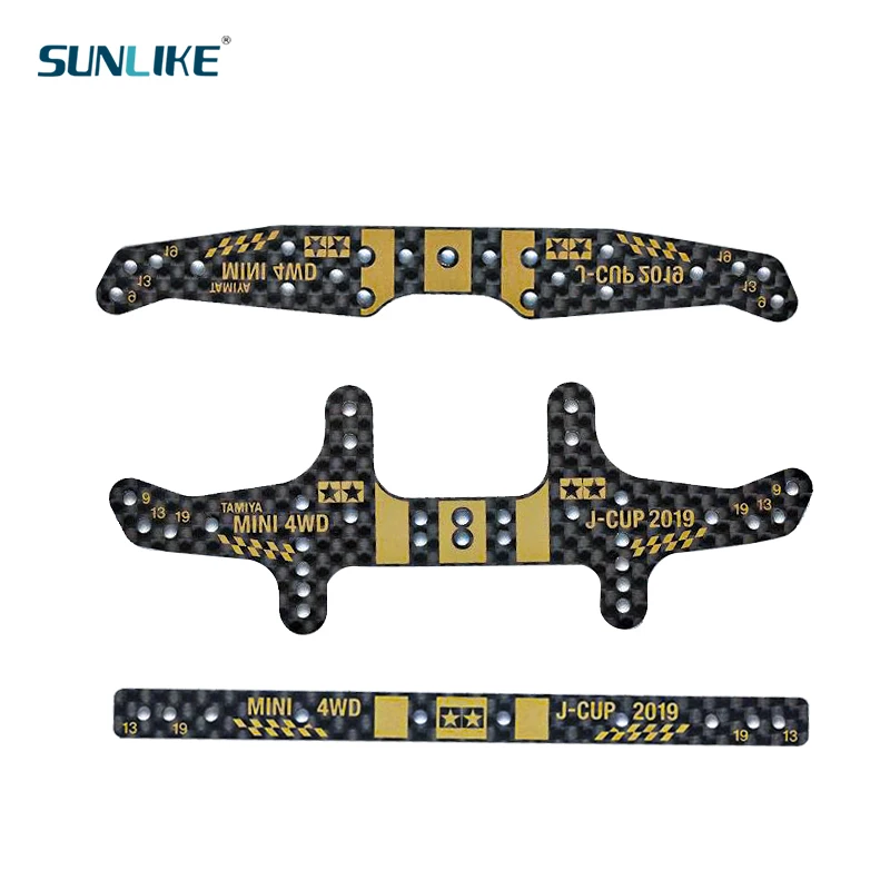 Self Made 1.5mm Carbon Fiber Front/Rear Multi-Roller Setup Bracket J-Cup 2019 For Tamiya Mini 4WD Racing Models 95121 95122
Self Made 1.5mm Carbon Fiber Front/Rear Multi-Roller Setup Bracket J-Cup 2019 For Tamiya Mini 4WD Racing Models 95121 95122