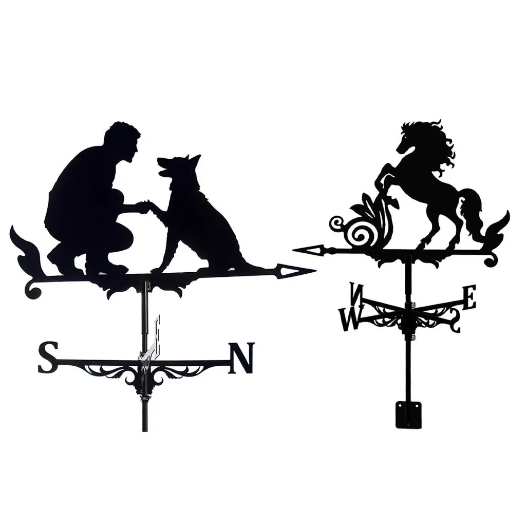 Decorative Wind Vane Weather Vane Metal Weathervane Yard Wind Direction Indicator Garden Stake Home Outdoor Garden Ornaments
Decorative Wind Vane Weather Vane Metal Weathervane Yard Wind Direction Indicator Garden Stake Home Outdoor Garden Ornaments
