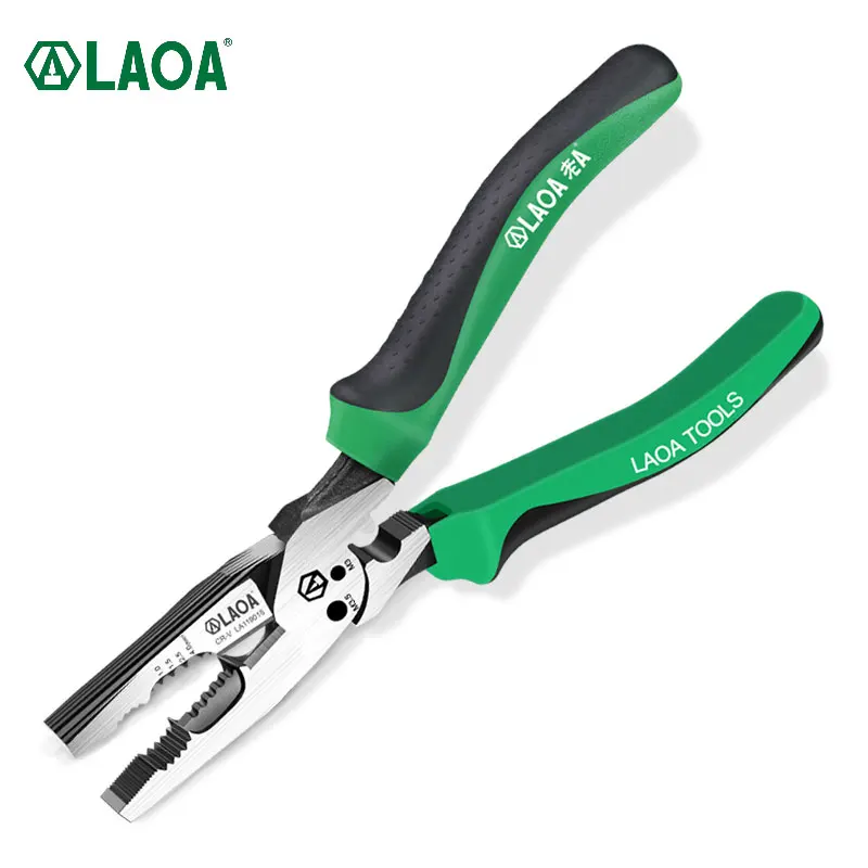 LAOA wire cutting and stripping electrician European-style multi-function electrician pliers hardware tools crimping
LAOA wire cutting and stripping electrician European-style multi-function electrician pliers hardware tools crimping