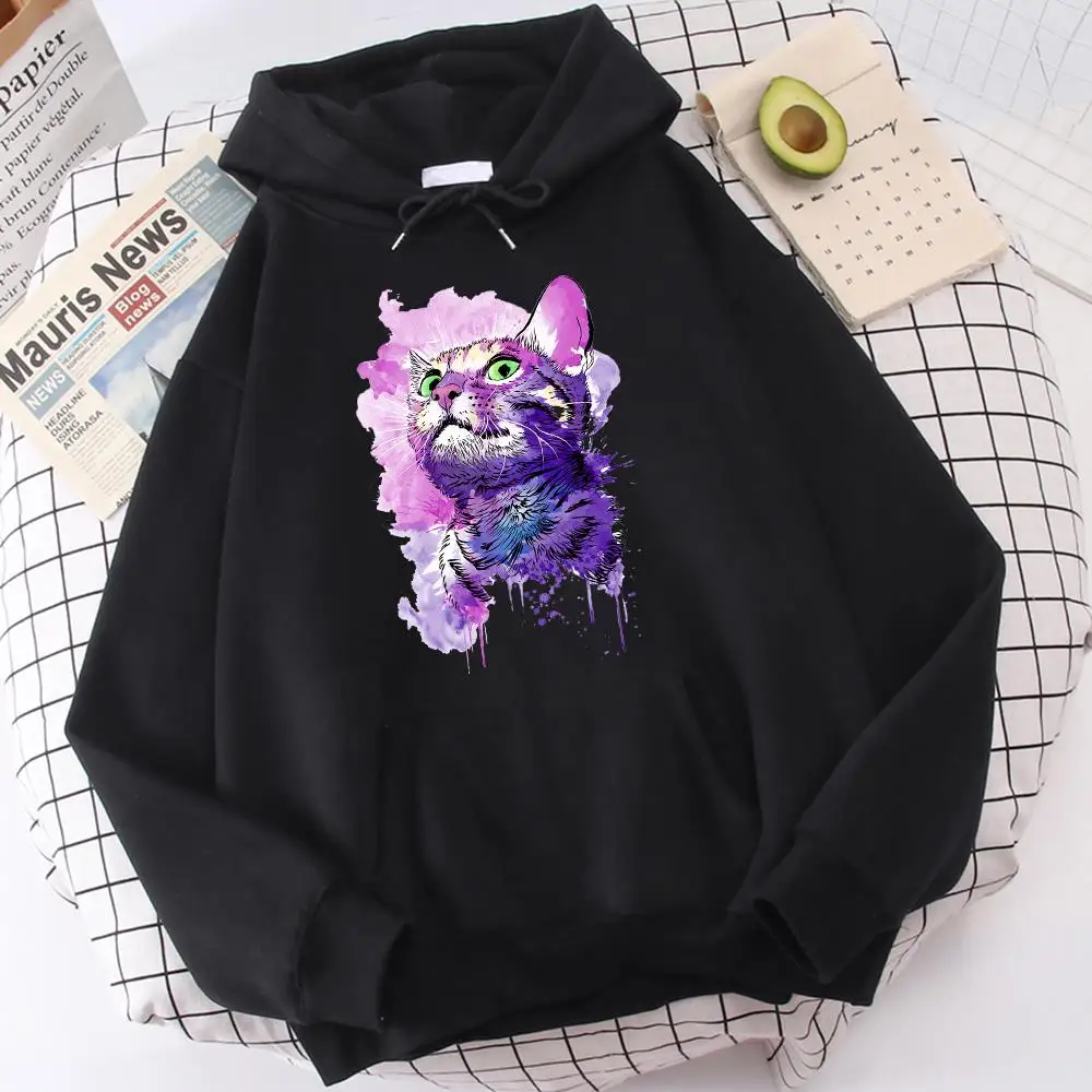 Cat Watercolor Fashion Printed Hoodies Casual Harajuku Women Men Pullover Hooded Sweatshirt Male Soft Fleece Hip Hop Streetwear
Cat Watercolor Fashion Printed Hoodies Casual Harajuku Women Men Pullover Hooded Sweatshirt Male Soft Fleece Hip Hop Streetwear