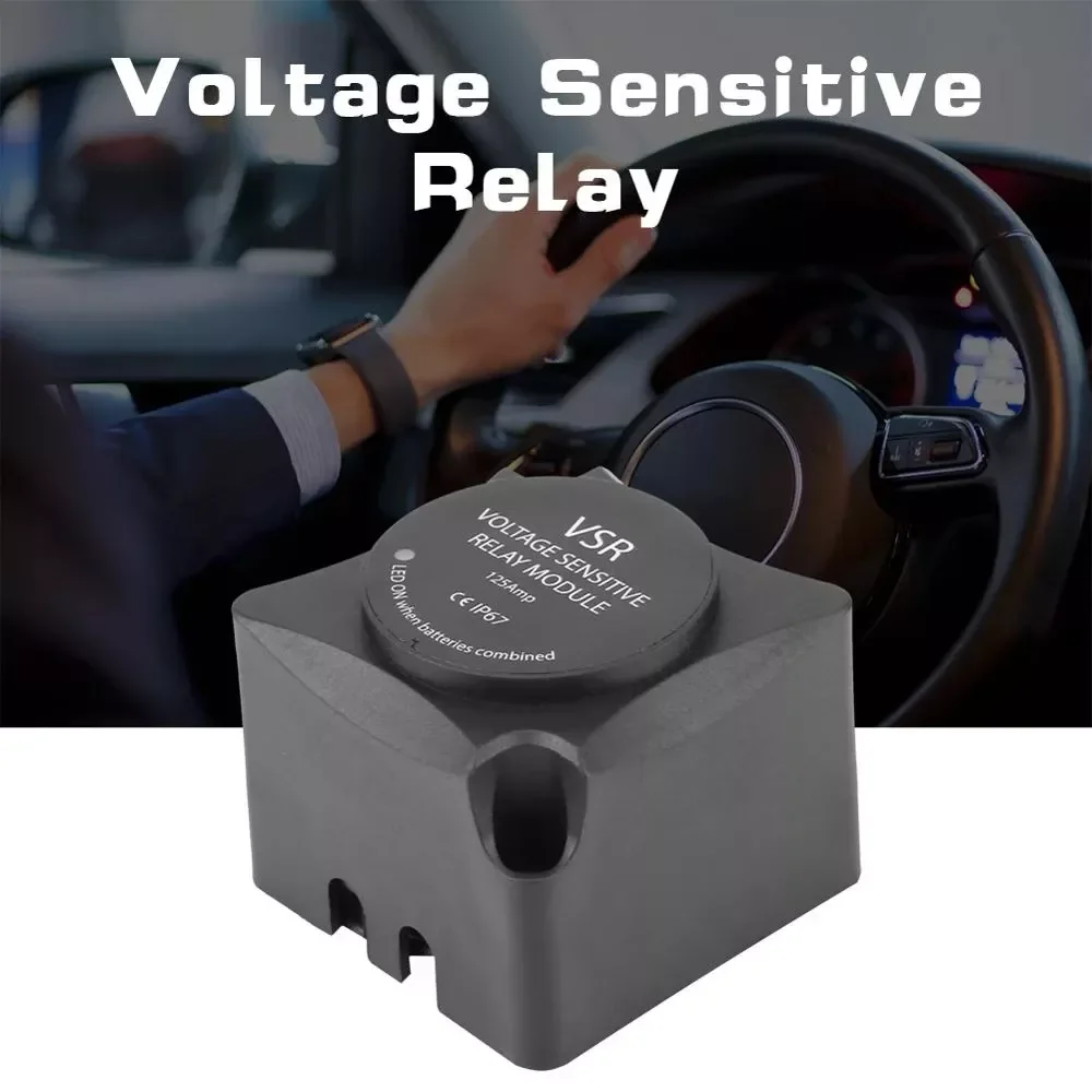 12V Smart Car Voltage Sensitive Relay (VSR) Automatic Charging Relay 125A Dual Battery Isolator (VSR) Car Relay Waterproof
12V Smart Car Voltage Sensitive Relay (VSR) Automatic Charging Relay 125A Dual Battery Isolator (VSR) Car Relay Waterproof