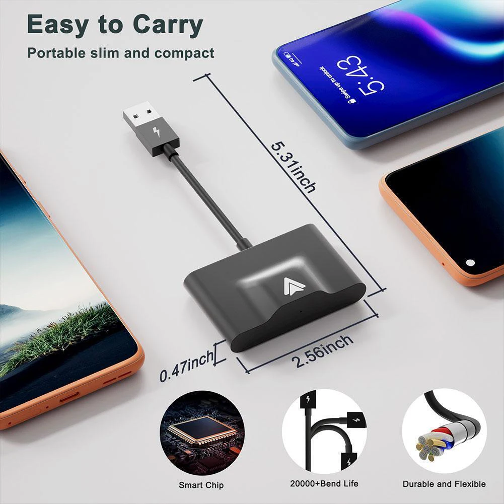 For Wireless CarPlay Box AN Auto Dongle Car Player Activator For Andriod 6.0 & Andriod 6.0+ Steering Wheel Control
For Wireless CarPlay Box AN Auto Dongle Car Player Activator For Andriod 6.0 & Andriod 6.0+ Steering Wheel Control