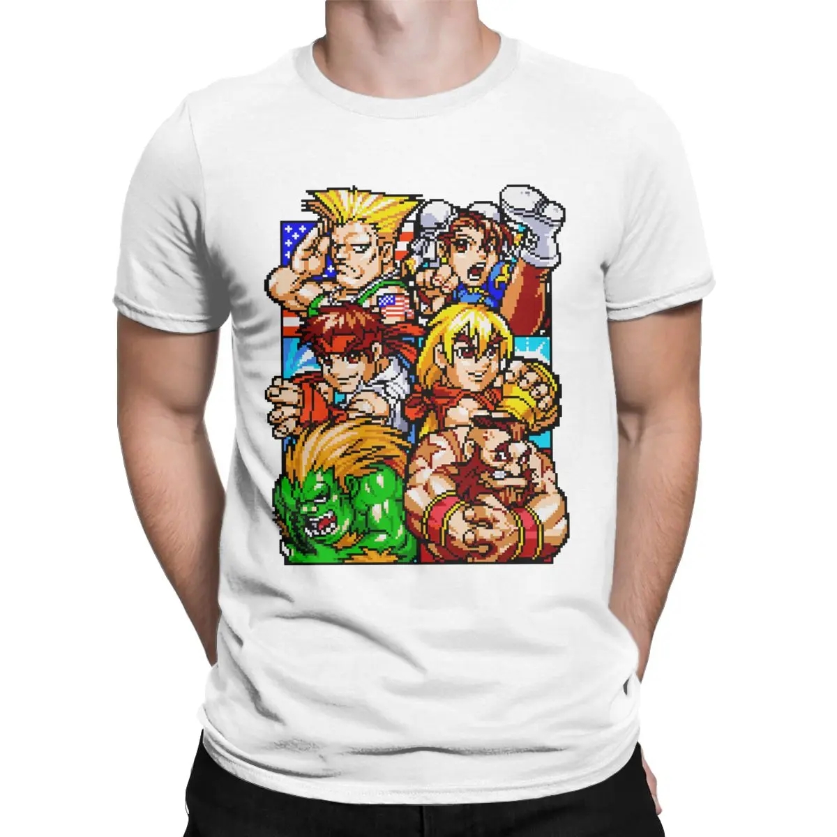 Tournament Fighters Street Fighter 2,akuma,blanka,ken,ryu,sagat, Gift T Shirt for Men Short Sleeve Round Neck Boyfriend Tops
Tournament Fighters Street Fighter 2,akuma,blanka,ken,ryu,sagat, Gift T Shirt for Men Short Sleeve Round Neck Boyfriend Tops