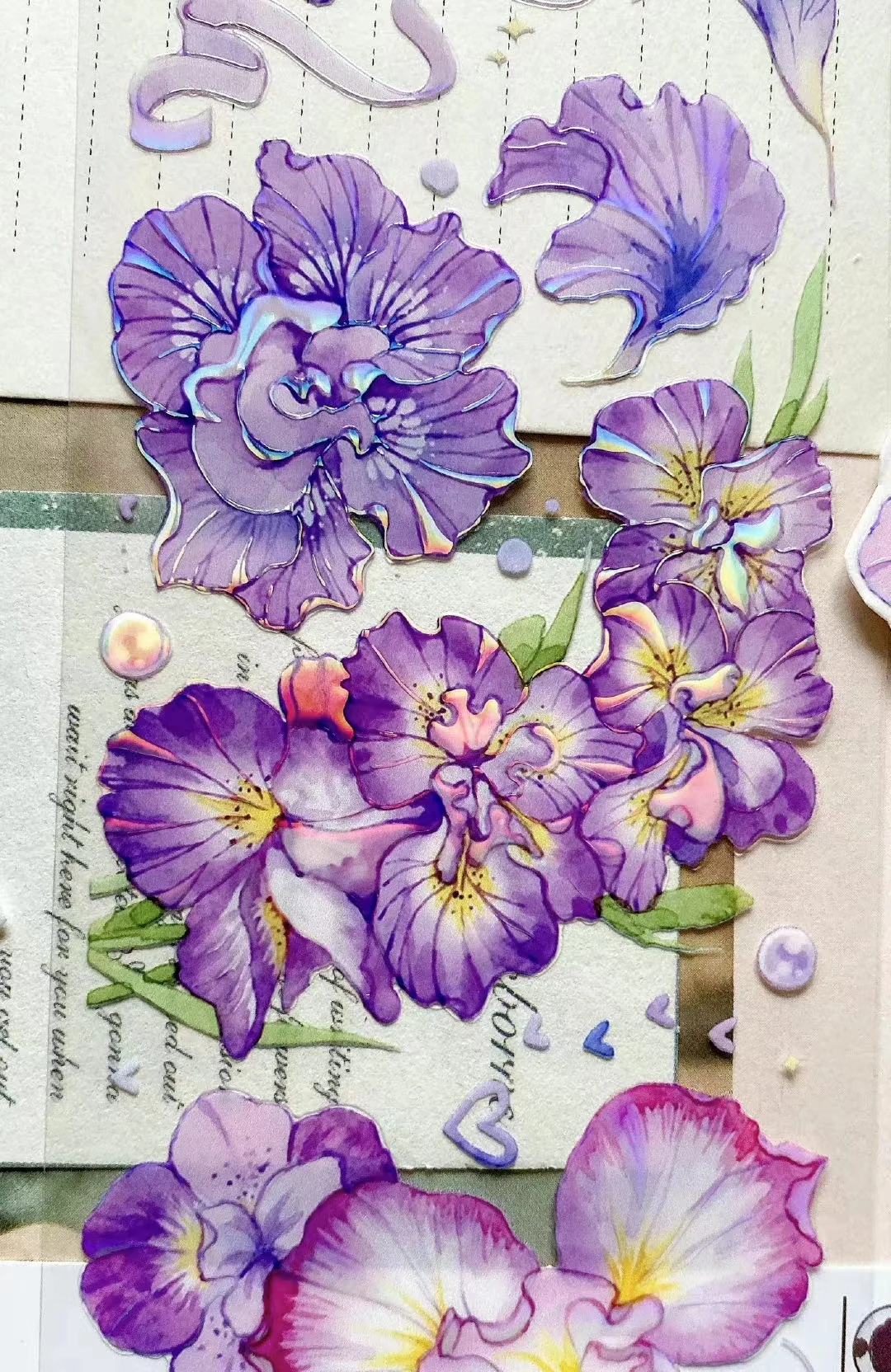 Vintage Purple Blue Flower Plant Rainbow Shiny Washi PET Tape for Card Making DIY Scrapbooking Decorative Sticker
Vintage Purple Blue Flower Plant Rainbow Shiny Washi PET Tape for Card Making DIY Scrapbooking Decorative Sticker