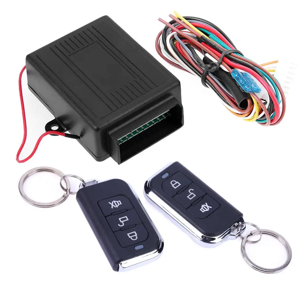 

Universal Keyless Entry System Car Alarm Systems Device Auto Remote Control Kit Door Lock Vehicle Central Locking And Unlock