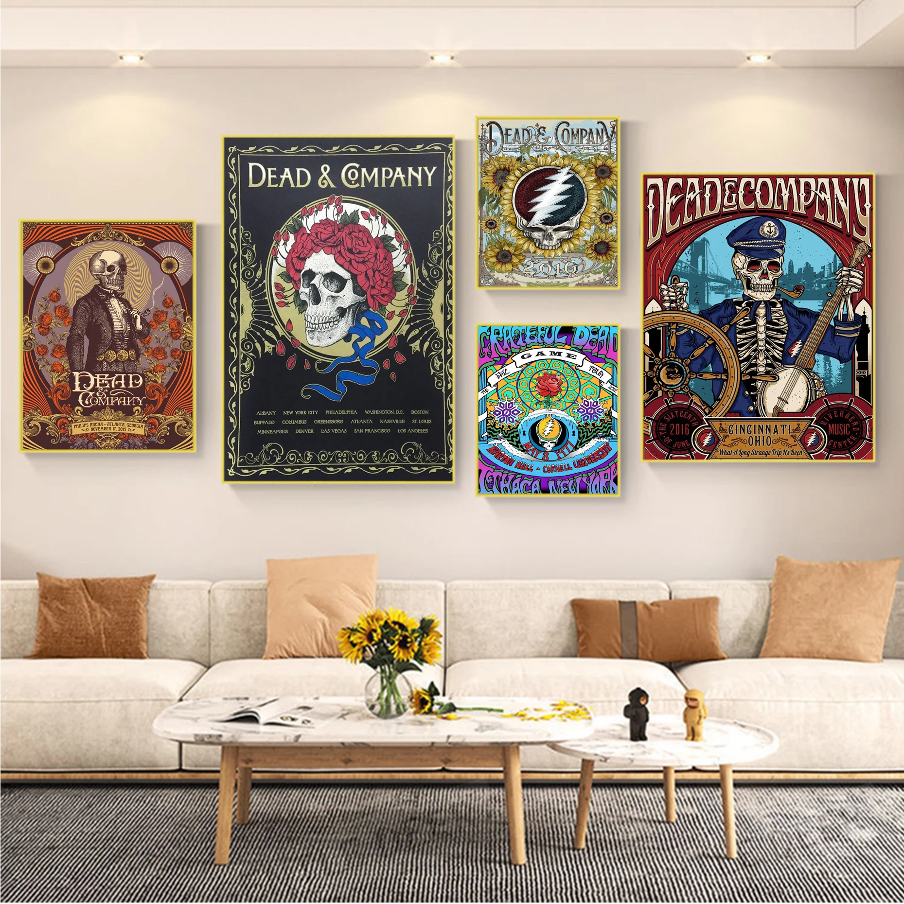 The Grateful Dead DIY Sticky Poster Waterproof Paper Sticker Coffee House Bar Home Decor
The Grateful Dead DIY Sticky Poster Waterproof Paper Sticker Coffee House Bar Home Decor