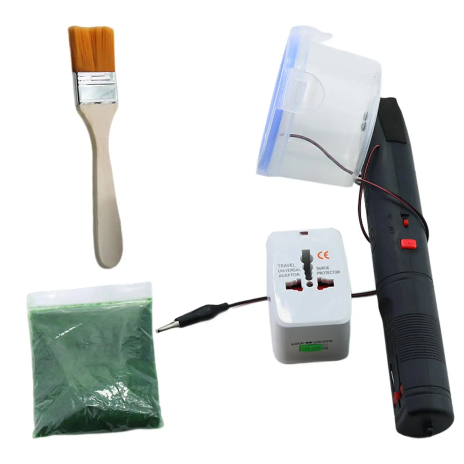 Flocking Machine Handheld Decoration Supplies Static Grass Flocking Applicator for Sand Table Diorama Scale Train DIY Scenic
Flocking Machine Handheld Decoration Supplies Static Grass Flocking Applicator for Sand Table Diorama Scale Train DIY Scenic