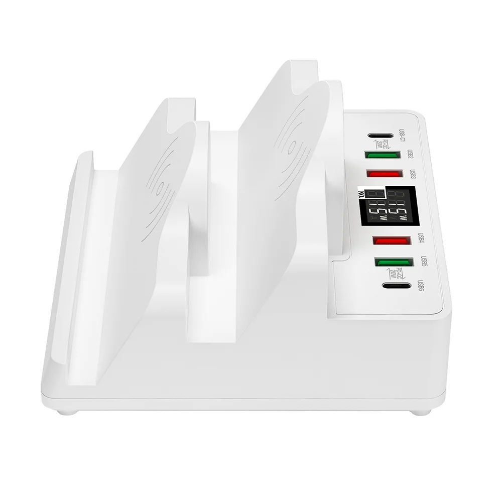 1 PC Multipurpose Desktop Multi-port Phone Holder Charger Wireless Charging Station Wireless Charging Dock
1 PC Multipurpose Desktop Multi-port Phone Holder Charger Wireless Charging Station Wireless Charging Dock