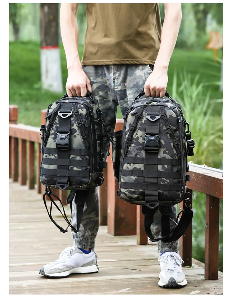 Men Military Tactical Backpack Travel Shoulder Bag Sport Camping Hiking Trekking Cycling Fishing Bag Crossbody Outdoor Chest Bag
Men Military Tactical Backpack Travel Shoulder Bag Sport Camping Hiking Trekking Cycling Fishing Bag Crossbody Outdoor Chest Bag