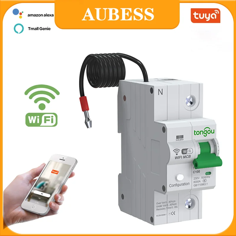1P WIFI Circuit Breaker Timer Remote Control With Overload And Overvoltage/Undervoltage Protection Intelligent Reclosing Switch
1P WIFI Circuit Breaker Timer Remote Control With Overload And Overvoltage/Undervoltage Protection Intelligent Reclosing Switch