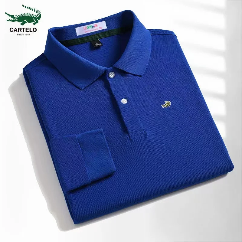 2023 CARTELO Men's Long Sleeve T-shirt Spring and Autumn Top Embroidered Polo Shirt Lapel Men's Clothing Fashion Loose Shirt
2023 CARTELO Men's Long Sleeve T-shirt Spring and Autumn Top Embroidered Polo Shirt Lapel Men's Clothing Fashion Loose Shirt