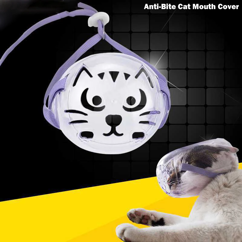 

Breathable Pet Safety Muzzle,Anti-Bite Cat Mouth Cover,Small Dogs Stop Barking Chew Mask For kitten Puppy Pet grooming supplies