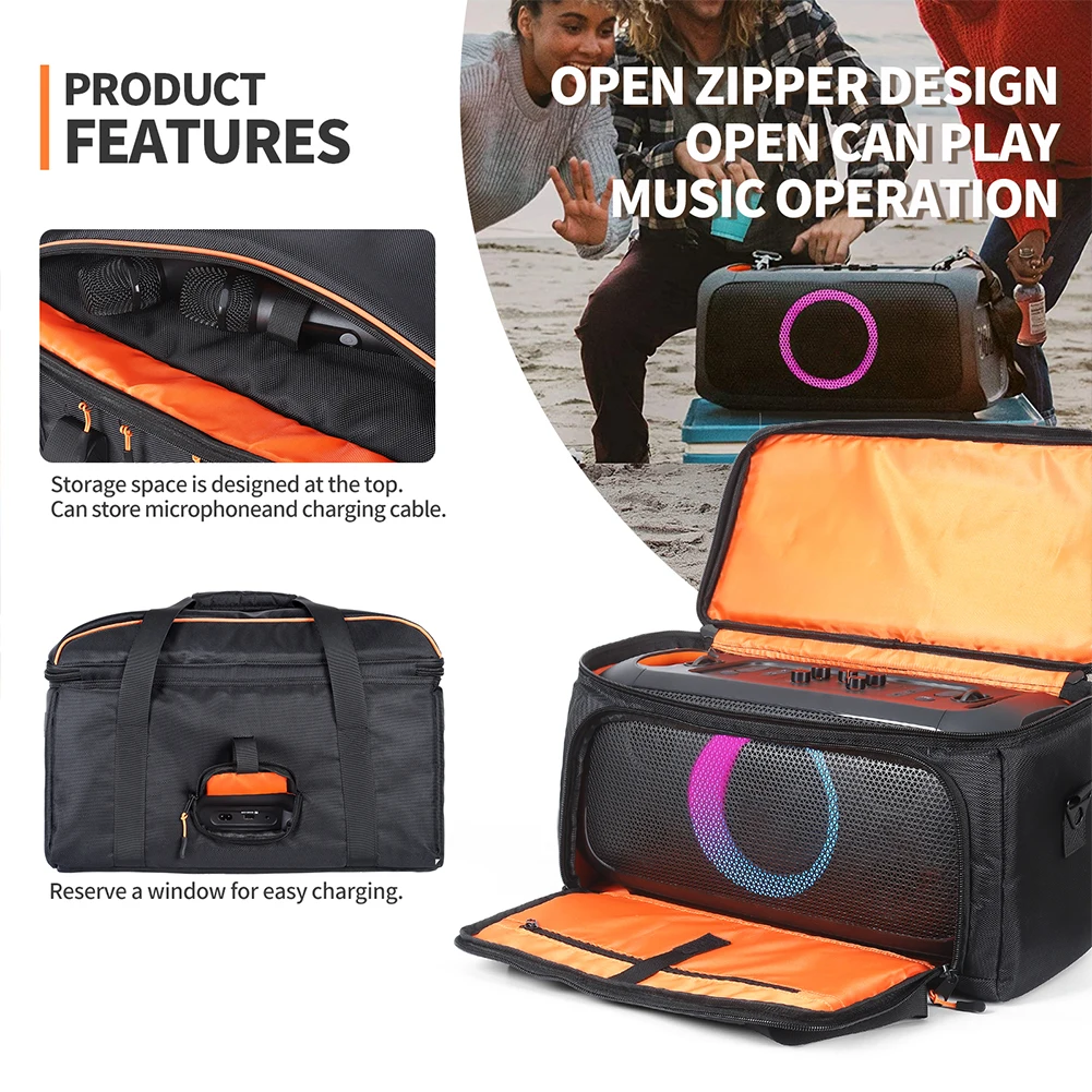 Waterproof Wireless Speaker Case Adjustable Strap Oxford Cloth Protection Speaker Storage Accessories for JBL PARTYBOX ON-THE-GO
Waterproof Wireless Speaker Case Adjustable Strap Oxford Cloth Protection Speaker Storage Accessories for JBL PARTYBOX ON-THE-GO