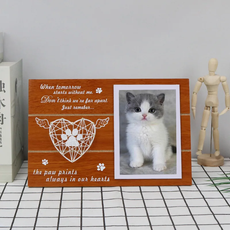 Pet Sentiment Picture Frame,winding Line Wooden Love Photo Frame Pendant Wooden Pet Photo Frame Pendant,Angle Paw Prints Sympath
Pet Sentiment Picture Frame,winding Line Wooden Love Photo Frame Pendant Wooden Pet Photo Frame Pendant,Angle Paw Prints Sympath
