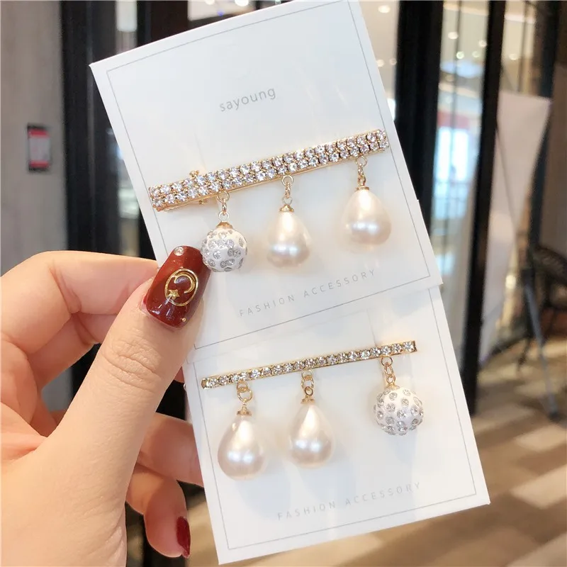 Fashion Rhinestone Hairpins for Women Exquisite Pearl Tassel Hair Clips Girls Bangs Barrettes Hair Accessories Headwear Gifts 
Fashion Rhinestone Hairpins for Women Exquisite Pearl Tassel Hair Clips Girls Bangs Barrettes Hair Accessories Headwear Gifts