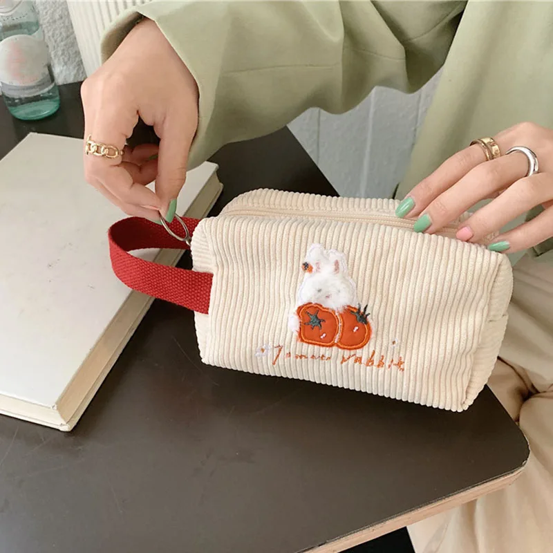 Corduroy Travel Cosmetic Bag For Girl Makeup Storage Bag Purses Women Large Capacity Zipper Make Up Organizer Storage Clutch
Corduroy Travel Cosmetic Bag For Girl Makeup Storage Bag Purses Women Large Capacity Zipper Make Up Organizer Storage Clutch