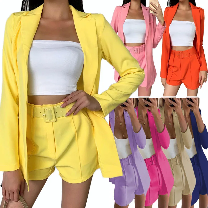 Fashion Office Ladies Two-piece Women's Suit Blazer and Pants Jumpsuit Shorts Casual Suit
Fashion Office Ladies Two-piece Women's Suit Blazer and Pants Jumpsuit Shorts Casual Suit