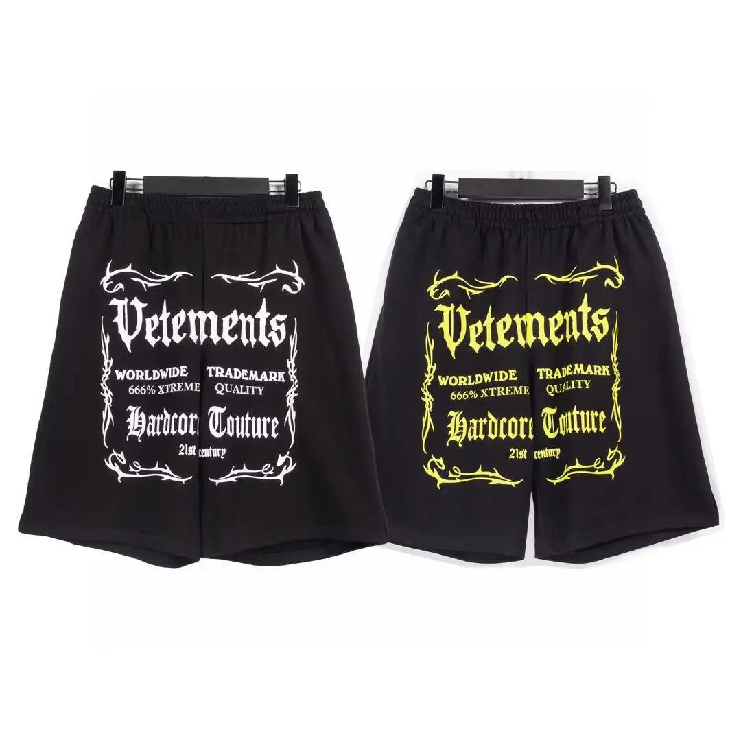 Oversized Vetements Foam Lettering Dimensional Print Shorts Sports Straight Loose Casual Cropped Pants
Oversized Vetements Foam Lettering Dimensional Print Shorts Sports Straight Loose Casual Cropped Pants