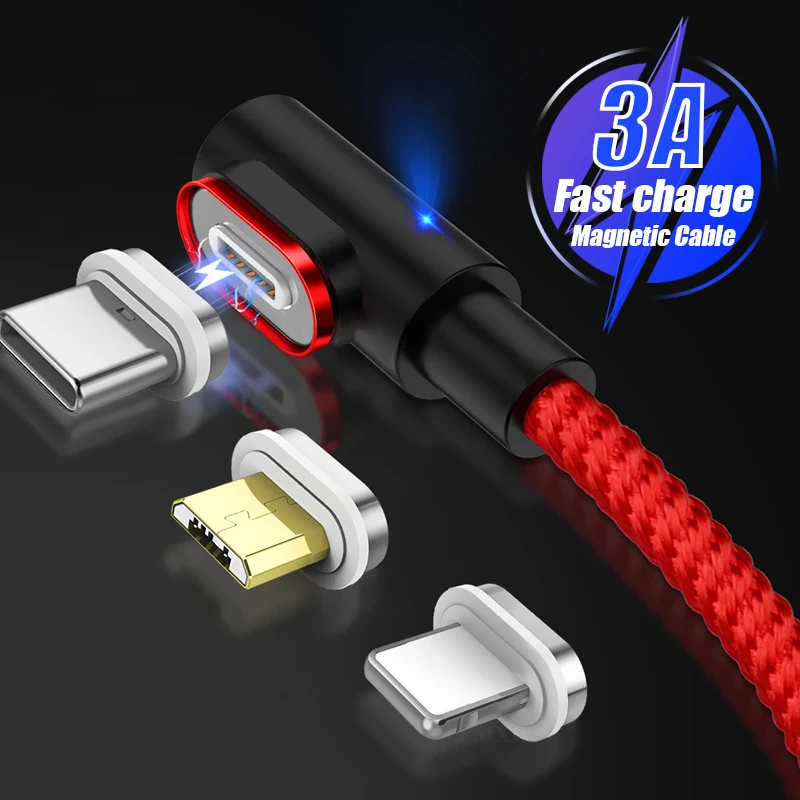 Магнитный USB-кабель 3A, магнитный шнур для быстрой зарядки и передачи данных с углом 90 градусов, зарядный кабель для телефона, провод для iPhone 12...
Магнитный USB-кабель 3A, магнитный шнур для быстрой зарядки и передачи данных с углом 90 градусов, зарядный кабель для телефона, провод для iPhone 12...