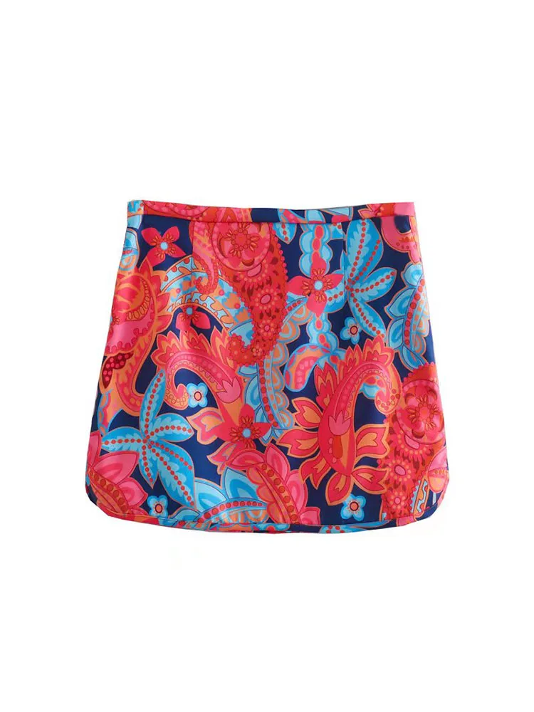 YLJHQX Women 2022 Summer New Chic Fashion Casual Printed Short Skirt Retro Slim Back Zipper High Waist Female Mini Skirt Mujer
YLJHQX Women 2022 Summer New Chic Fashion Casual Printed Short Skirt Retro Slim Back Zipper High Waist Female Mini Skirt Mujer