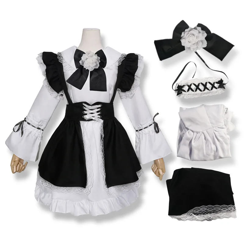 Lolita Dress Maid Clothes Soft Girl Cafe Maid Clothes Waiter Maid Anime Cosplay Costume Kawaii Classic Black White
Lolita Dress Maid Clothes Soft Girl Cafe Maid Clothes Waiter Maid Anime Cosplay Costume Kawaii Classic Black White