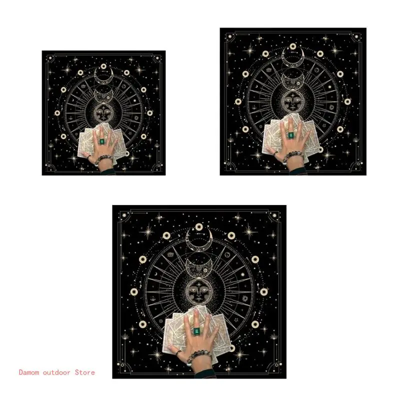 Tarots Tablecloth Rune Divinations Table Cover Astrology Oracles Board Game Mat Square Shape Pendulum Altar Table Cloth
Tarots Tablecloth Rune Divinations Table Cover Astrology Oracles Board Game Mat Square Shape Pendulum Altar Table Cloth