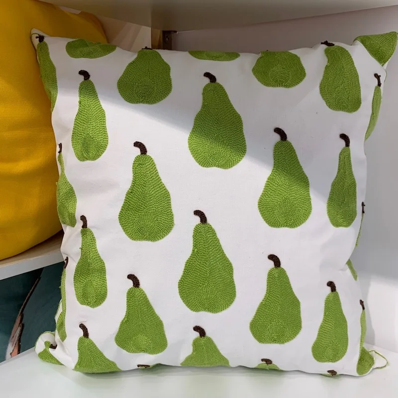 Fresh Fruit Cushion Cover Pillow CaseNordic Pear Lemon Cotton LinenThread Embroidery Sofa Chair Car Home Decoration
Fresh Fruit Cushion Cover Pillow CaseNordic Pear Lemon Cotton LinenThread Embroidery Sofa Chair Car Home Decoration