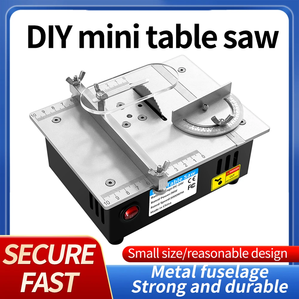 Mini Multifunctional Table Saw Electric Desktop Saws Woodworking Bench Lathe Cutter Machine Small Household DIY Cutting Tool
Mini Multifunctional Table Saw Electric Desktop Saws Woodworking Bench Lathe Cutter Machine Small Household DIY Cutting Tool