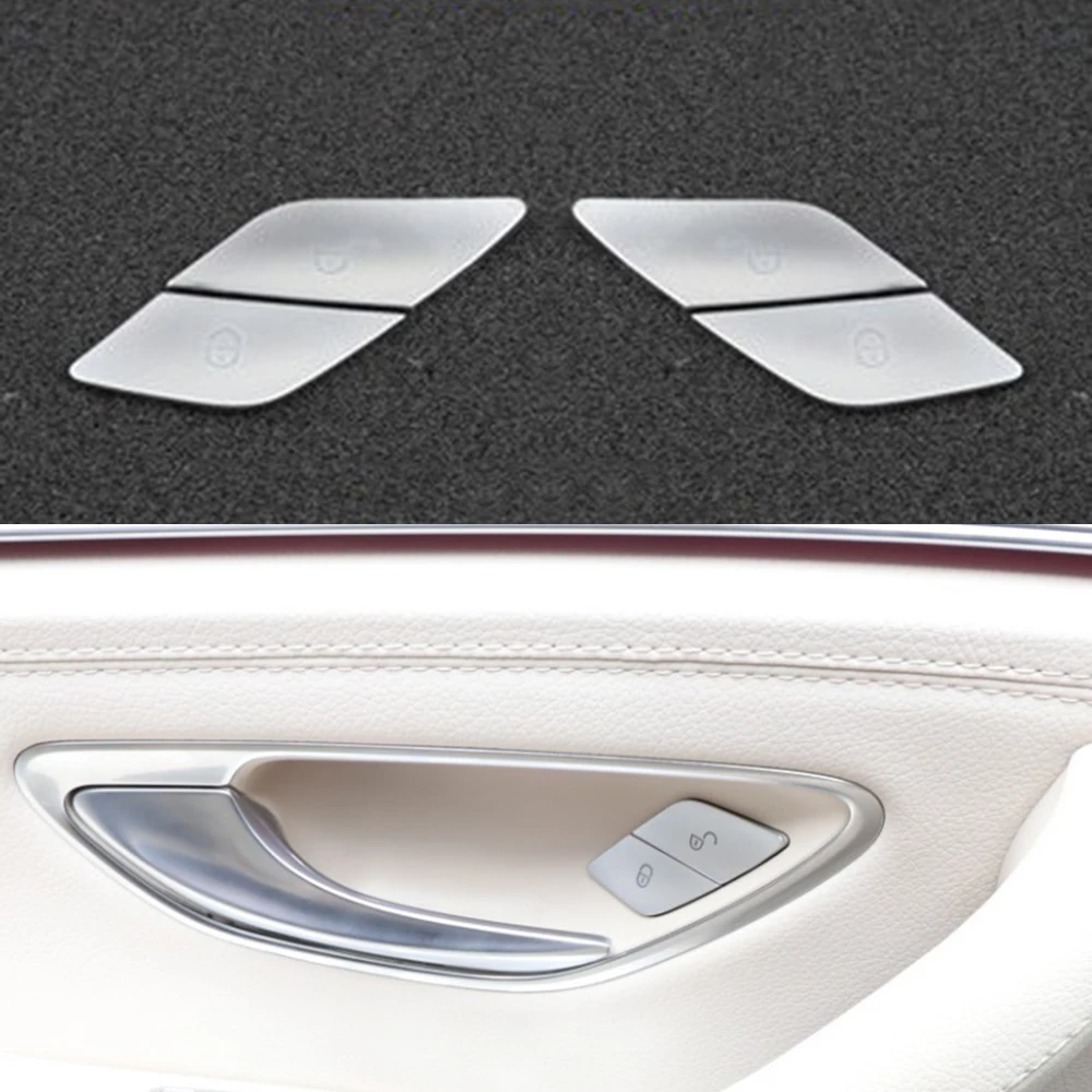 W205 Button Cover W213 ABS Lock X253 4pcs Buttons Door Set Unlock Cover High quality Practical Brand new Durable
W205 Button Cover W213 ABS Lock X253 4pcs Buttons Door Set Unlock Cover High quality Practical Brand new Durable