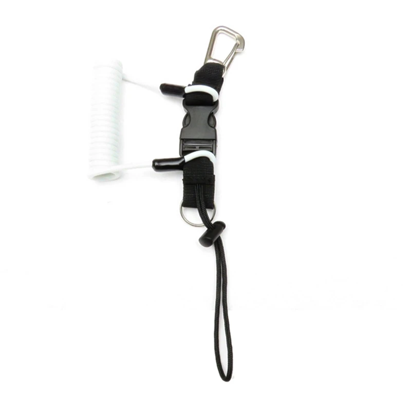 Scuba Diving Lanyard Anti-Lost Spiral Spring Coil Lanyard With Buckle Fishing Dive Climbing Outdoor Rope
Scuba Diving Lanyard Anti-Lost Spiral Spring Coil Lanyard With Buckle Fishing Dive Climbing Outdoor Rope