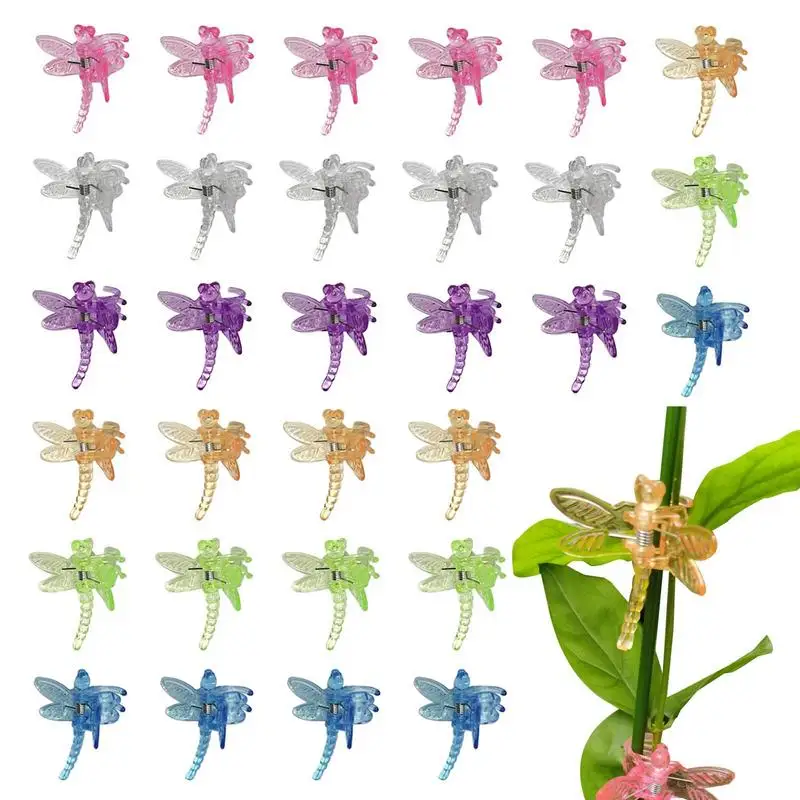 30PCS Plastic Plant Support Clips For Tomato Dragonfly Shape Vines Support Vegetable Clips For Protecting Fixing Garden Supplies
30PCS Plastic Plant Support Clips For Tomato Dragonfly Shape Vines Support Vegetable Clips For Protecting Fixing Garden Supplies