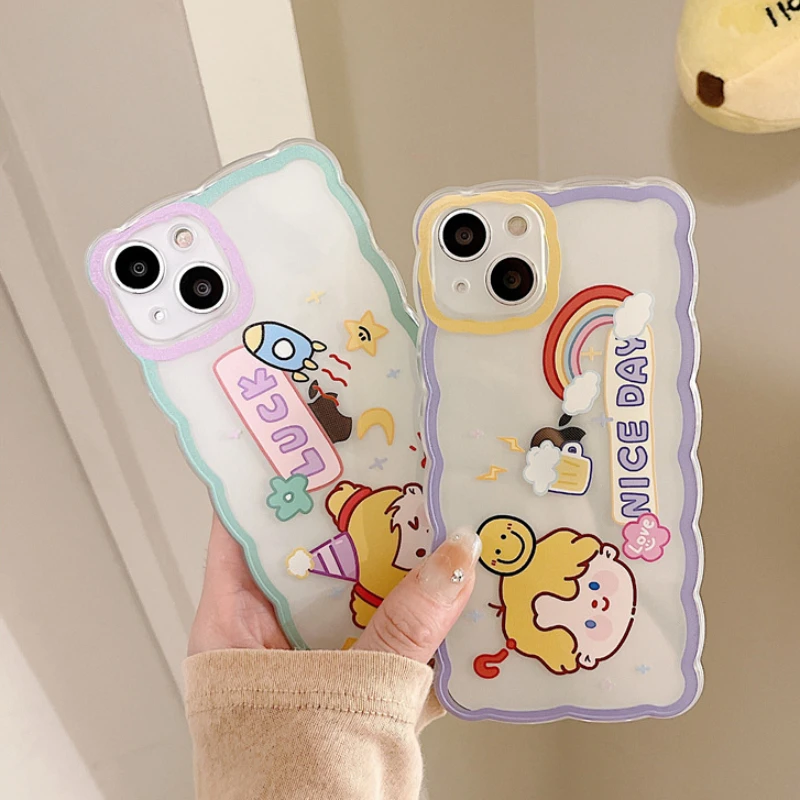 Cute Graffiti Girl Wavy Border Clear Phone Case For iPhone 13 11 12 Pro Max X XR XS Max MINI 7 8Plus Colorful Cartoon Soft Cover
Cute Graffiti Girl Wavy Border Clear Phone Case For iPhone 13 11 12 Pro Max X XR XS Max MINI 7 8Plus Colorful Cartoon Soft Cover