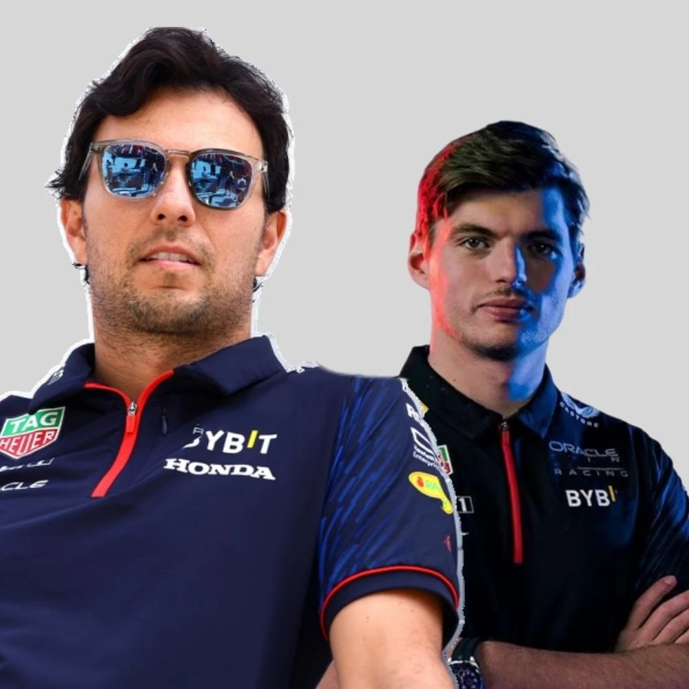 

F1 Oracle Red Color Bull Racing 2023 Sergio Perez Team Polo Formula 1 Racing Suit Men's Shirt Fan Supporter Top MOTO Tees
