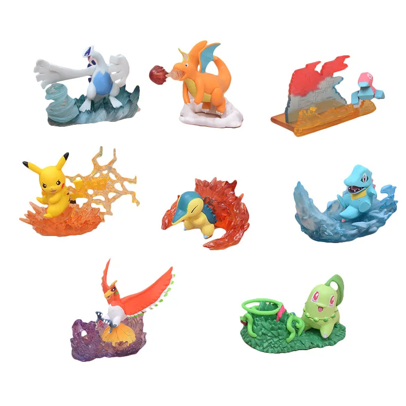 8CM Pokemon Figures Dolls Collection Pikachu Cartoon Pokémon Series Anime Model Ornaments Toys Kids Birthday Gift
8CM Pokemon Figures Dolls Collection Pikachu Cartoon Pokémon Series Anime Model Ornaments Toys Kids Birthday Gift