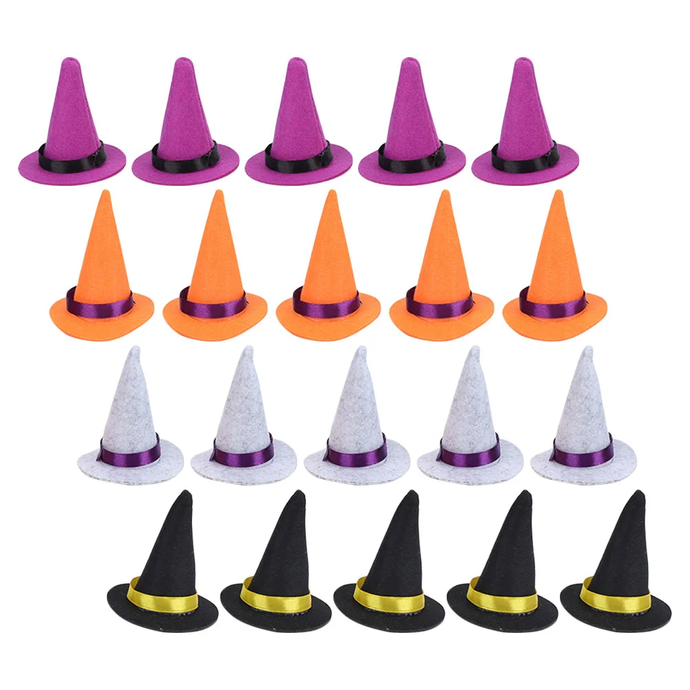 20 Pcs Witches Hat Tiny Hats Crafts Miniature Decorations Party House Drinks Covers
20 Pcs Witches Hat Tiny Hats Crafts Miniature Decorations Party House Drinks Covers