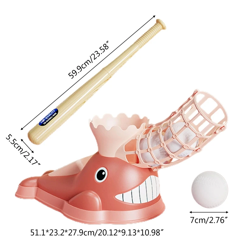 Kids Auto Baseball Pitching Machine Outdoor Toy Set Training Practice Toys for Children Operated Automatic Pitcher M89C
Kids Auto Baseball Pitching Machine Outdoor Toy Set Training Practice Toys for Children Operated Automatic Pitcher M89C
